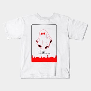 Halloween bad ghost Kids T-Shirt